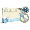 EXAM GLOVES, PF NITRILE, TEXTURED FINGERTIPS, BLUE, MEDIUM, 250/BX, 10 BX/CS, SOLD AS CASE ANSELL 202