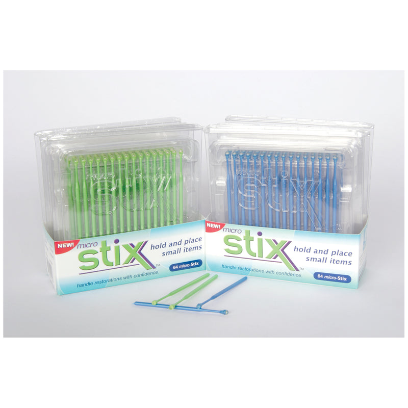 MICROBRUSH MICRO-STIX™ APPLICATORS ADHESIVE TIP APPLICATOR ORIGBLU 64/PK 24PK/CS