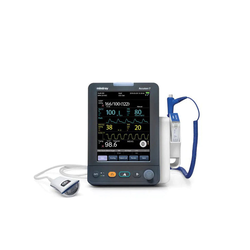 MINDRAY ACCUTOR 7 VITAL SIGNS MONITOR MONITOR ACCUTORR 7 OXIMAX SPO2LW FLW SIDESTRM CO2 (DR0)