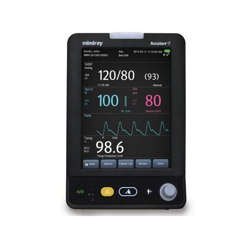 MINDRAY ACCUTOR 7 WIRELESS VITAL SIGNS MONITOR MONITOR ACCUTOR 7 WIRELES SPO2LW FLW CO2 TEMPORL TEMP (DROP)