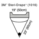 IRRIGATION POUCH, ADHESIVE STRIP & EXIT PORT, 19" X 23", 10/BX, 4 BX/CS, SOLD AS CASE SOLVENTUM 1