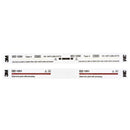INDICATOR STRIP FOR 100% EO & EO MIXTURE, 5/8" X 8", COLOR CHANGE FROM RED TO GREEN, PERFORATED, 240/BX, 4 BX/CS, SOLD AS CASE SOLVENTUM 1
