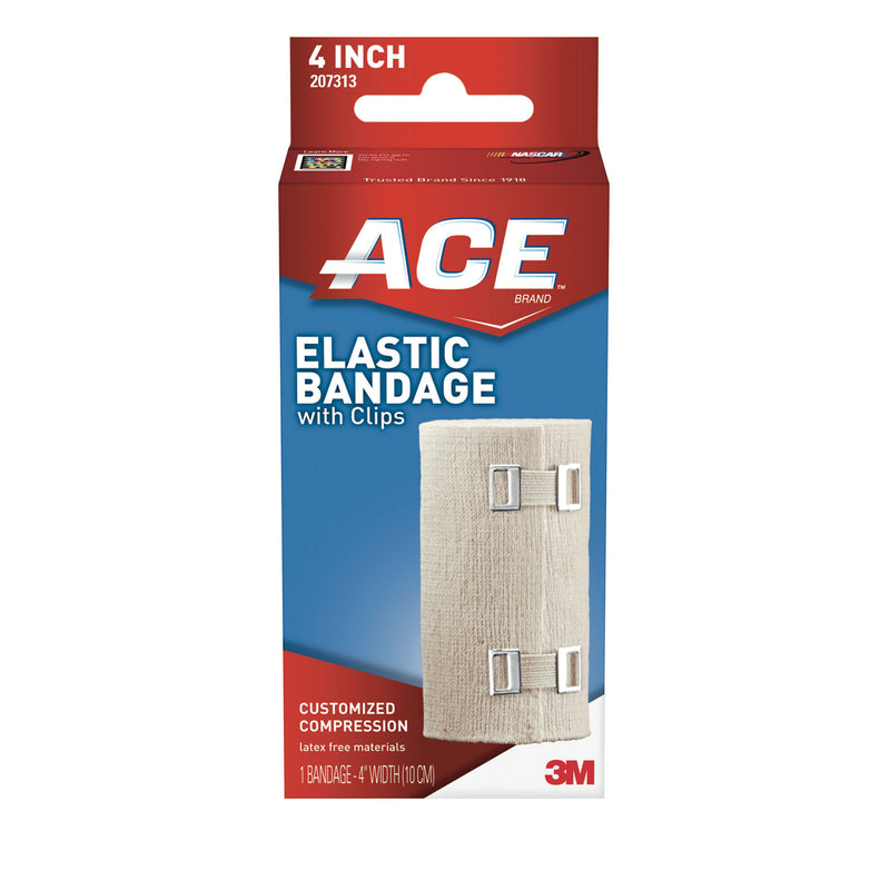 4" ELASTIC BANDAGES WITH CLIPS, 10/BX, 5 BX/CS, SOLD AS CASE 3M 10001370