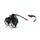 Miltex Magnification Loupe Magnifying Loupe, Black Frame, 3.0X Magnification, 16" X 21" Working Distance -1-5017 - BriteSources