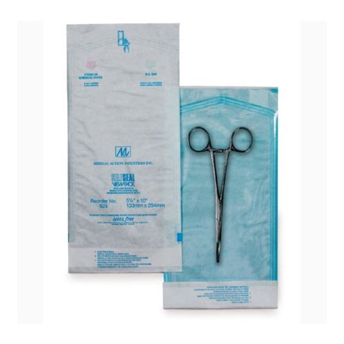 MEDICAL ACTION VIEW PACK SELF-SEAL POUCHES. POUCH SELF SEAL 8X16 VIEW PACK1000/CS, CASE - BriteSources