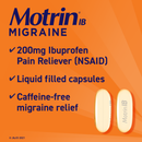 J&J Motrin Capsule Motrin Ib Migraine Liq80Ct 6/Pk 4Pk/Cs -091680 - BriteSources