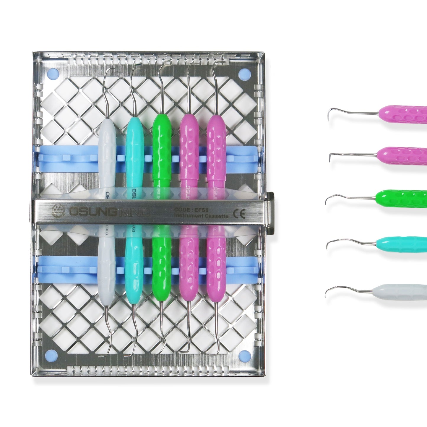 OSUNG SCALER & CURETTE SILICONE HANDLE SET | N-139 - Osung USA