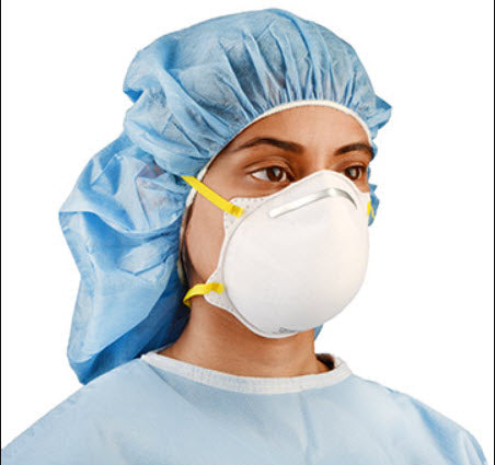 Cardinal Health Respiratory Masks Mask Surgical/Resp N95 Moldedsm White 20/Bx 6Bx/Cs -N95A-S - BriteSources