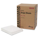 DRAPE SHEET, 2-PLY, TISSUE, 40" X 48", WHITE, 100/CS, SOLD AS CASE PRO 10000510