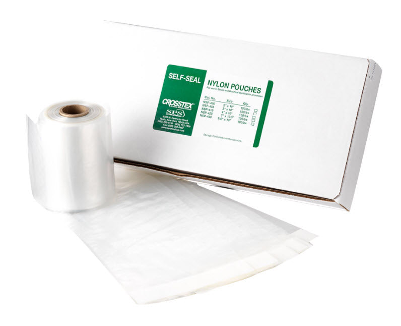 Crosstex Nylon Sterilization Pouch Pouch Nylon 3X10 Sterilization100/Bx -NSP-405 - BriteSources