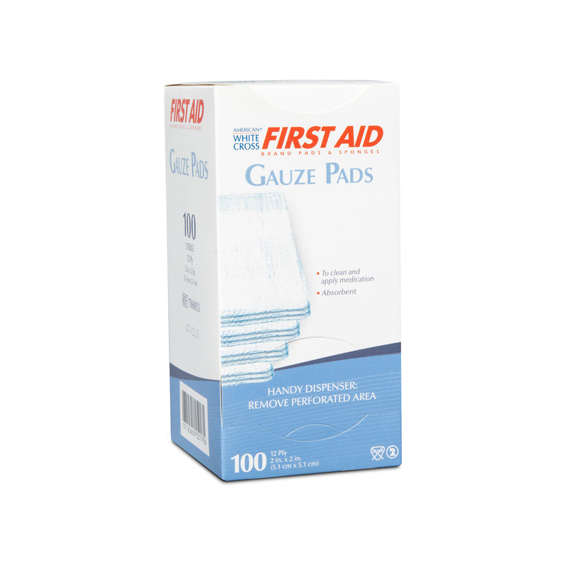 GAUZE PAD, 2" X 2", STERILE, 12-PLY, 100/BX, 12 BX/CS, SOLD AS CASE DUKAL 10000117
