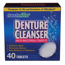DENTURE CLEANSER TABLETS, BLUE, COMPARED TO THE PERFORMANCE OF EFFERDENT®, 90/BX, 24 BX/CS, SOLD AS CASE NEW 10000285