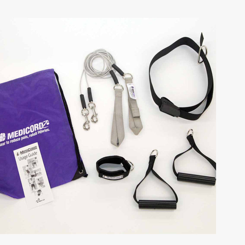 BUNGIE CORD REHAB KIT, 4 FT, SILVER RESISTANCE, SOLD AS KIT NZ 10000815