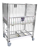 CHILD CRIB, GATCH, TRENDELENBURG DECK, 30" X 60", CHROME, SOLD AS EACH NOVUM 10000645