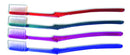 Jm Murray Oraline Coral Value Toothbrush Toothbrush Adlt Tuft 38Asst 72/Cs Imprnt Only -16672BP - BriteSources