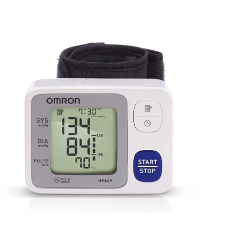 WRIST BLOOD PRESSURE MONITOR, 60-READING MEMORY WITH IRREGULAR HEARTBEAT DETECTION, WIRELESS,10/CS, SOLD AS CASE OMRON 95