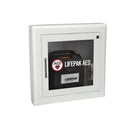 AED WALL CABINET, WITH ALARM, FIRE-RATED, SEMI-RECESSED, ROLLED EDGES, SOLD AS EACH STRYKER 10001110