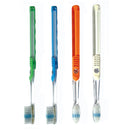PREMIUM ADULT TOOTHBRUSH, 38 TUFT, ANGLED HANDLE, 4 ASSORTED COLORS, 144/CS, SOLD AS CASE JM 10000191