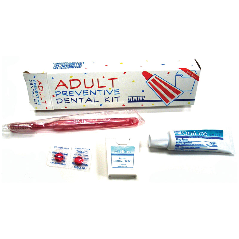 Jm Murray Oraline Preventive Dentistry Kits Kit Preventive Adult 36/Bx -48002 - BriteSources
