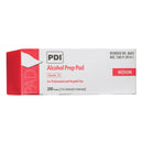 ALCOHOL PREP PAD, LARGE, STERILE, 1.7” X 3.5”, APPLICATOR 2½" X 3", 100/BX, 10 BX/CS, SOLD AS CASE PDI 106