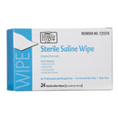 STERILE SALINE WIPE, 6" X 4", 24 PK/BX, 24 BX/CS, SOLD AS CASE PDI 106