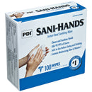 INSTANT HAND SANITIZING WIPE, LARGE, 6" X 7½", 220/CAN, 6 CAN/CS, SOLD AS CASE PDI 106