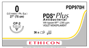 SUTURE, REVERSE CUTTING, SIZE 0, 27", VIOLET MONOFILAMENT, NEEDLE CP-2, ½ CIRCLE, 3 DZ/BX, SOLD AS BOX ETHICON 243