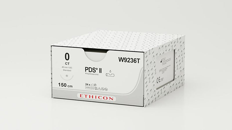 ETHICON PDS II™ (POLYDIOXANONE) SUTURES SUTURE MONO VIOLET SZ 1CTX 8-18 1DZ/BX