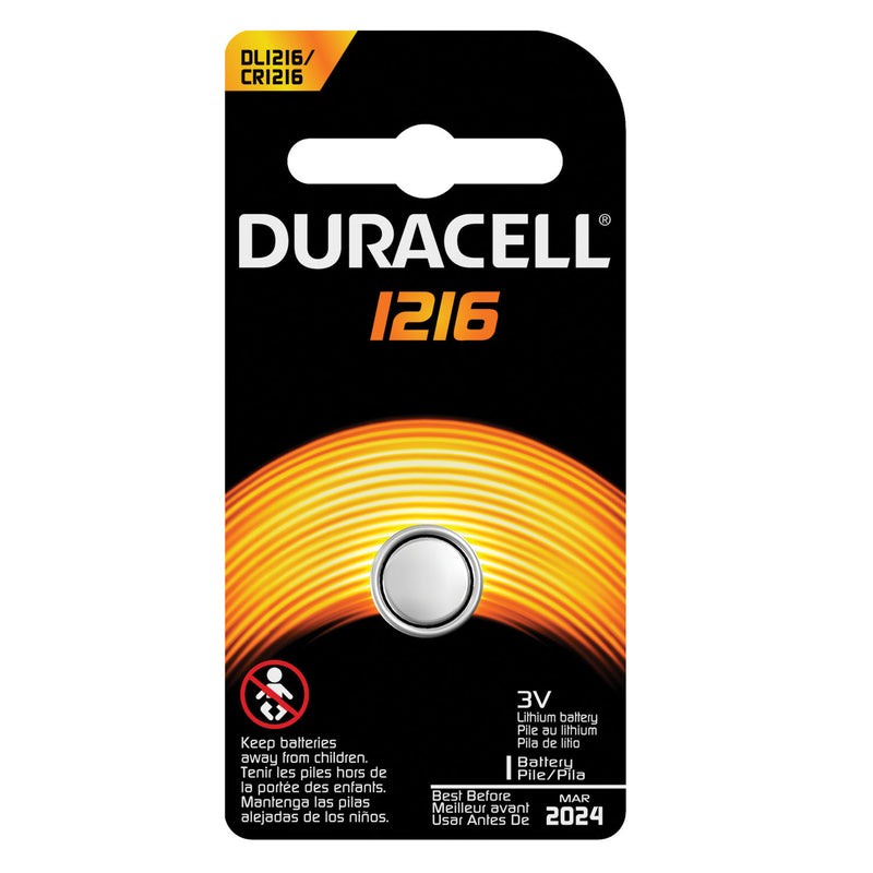 DURACELL® ELECTRONIC WATCH BATTERY UN3090 BATTERY LITHIUM 3V DL12166/BX 6BX/CS UPC 66262