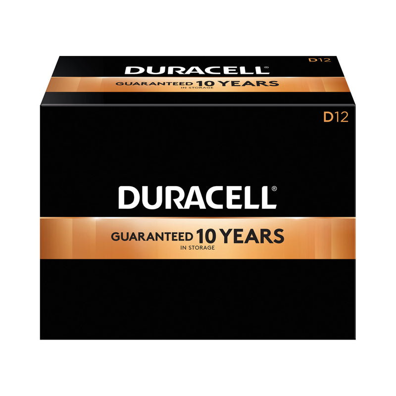 DURACELL® COPPERTOP® ALKALINE BATTERY WITH DURALOCK POWER PRESERVE™ TECHNOLOGY BATTERY ALKALINE COPPERTOP D6/BX 12BX/CS UPC 01301