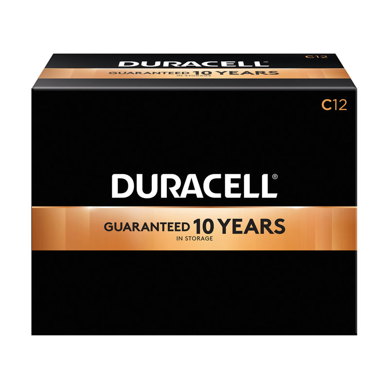 DURACELL® COPPERTOP® ALKALINE BATTERY WITH DURALOCK POWER PRESERVE™ TECHNOLOGY BATTERY ALKALINE COPPERTOP C1.5V 12/BX 6BX/CS UPC 01401