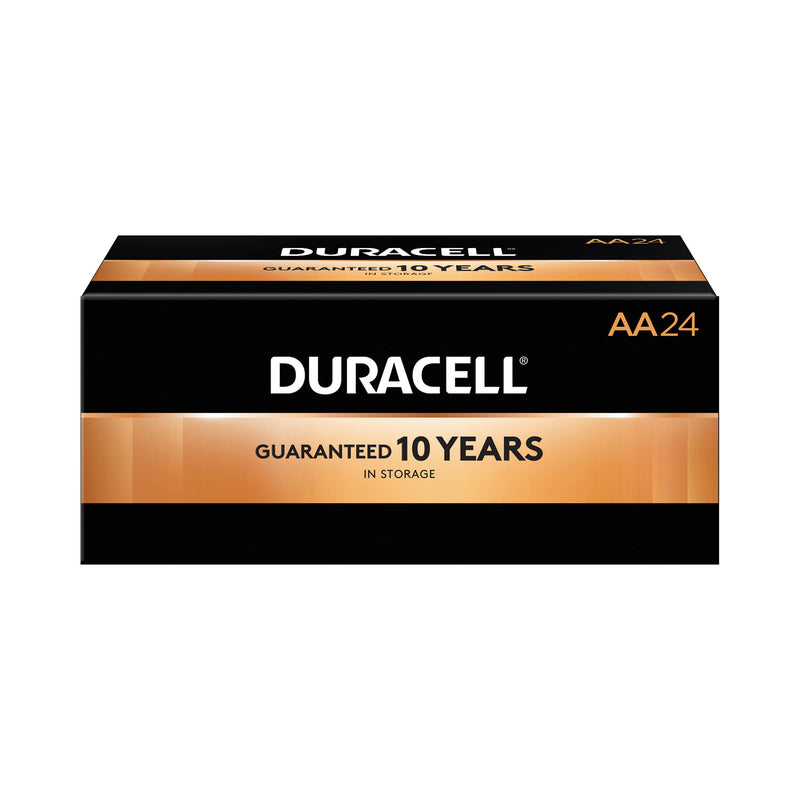 DURACELL® COPPERTOP® ALKALINE BATTERY WITH DURALOCK POWER PRESERVE™ TECHNOLOGY BATTERY ALKALINE COPPERTOP AA1.5V 24/BX 6BX/CS UPC 51548