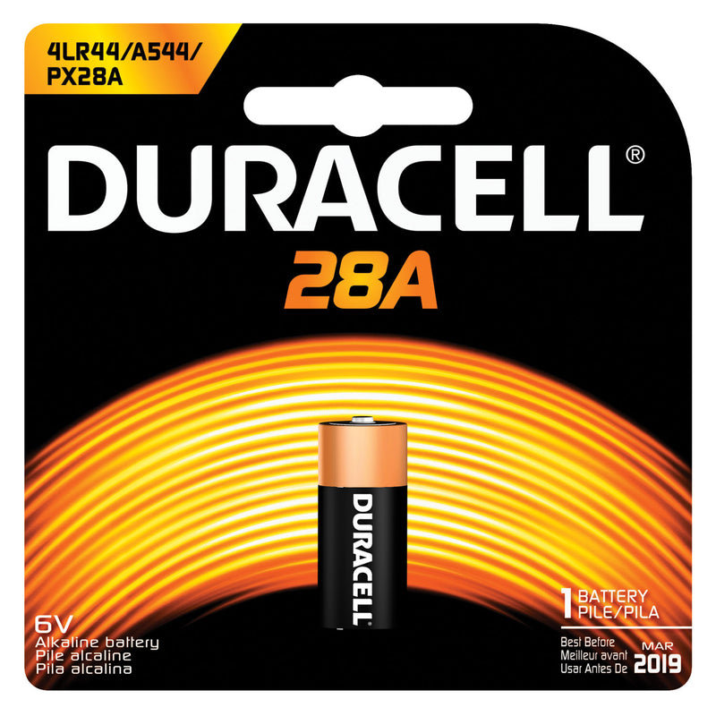 DURACELL® MEDICAL ELECTRONIC BATTERY BATTERY ALKALINE 28A 6V 6/BXUPC 66154