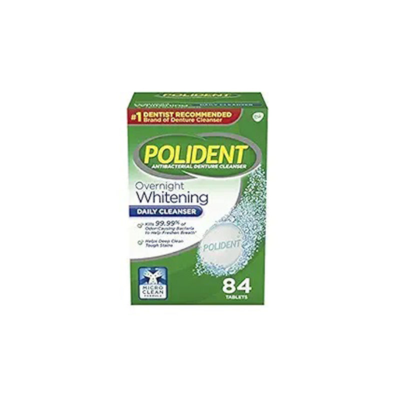 Polident, Tab Overnight Daily Cleanser (84/Bx), Sold As 84/Box Glaxo 31015803447