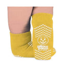 SLIPPER SOCKS, 3XL, ADULT, BARIATRIC, TERRY KNIT, YELLOW, 48PR/CS, SOLD AS CASE PRINCIPLE 10000599