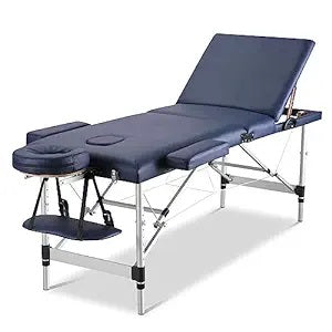 Profex Chiropractic Tables. Adjusting Table, 72" X 22" X 22", Chrome Legs, Face Slot, 2" Foam. , Each