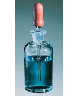 1 OZ DROPPER SERVICE: "DROP-A-TIME" RUBBER BULB, AMBER OVAL GLASS BOTTLE, BLACK PLASTIC MOLDED CAP, GLASS PIPETTE, 12/CTN, 144/CS, SOLD AS CASE PROFEX