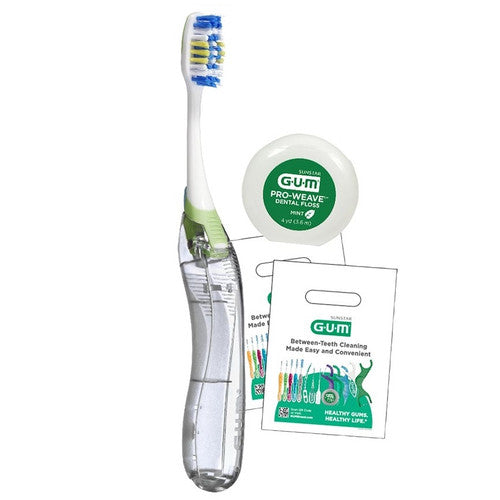 Sunstar Patient Packs Toothbrush Patient Pack Adulttravel 144Pk/Bx -KIT153P