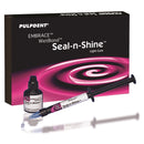 EMBRACE SEAL-N-SHINE, 2 X 1.2ML SYRINGES + 40 FLOCKED TIPS, SOLD AS BOX PULPDENT 10000684