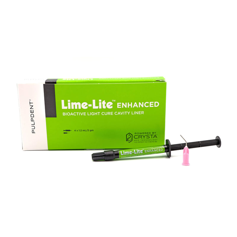 LIME-LITE ENHANCED KIT CONTAINS: 4 X 1.2ML/2 GM SYRINGES + 20 APPLICATOR TIPS, SOLD AS EACH PULPDENT 10000684
