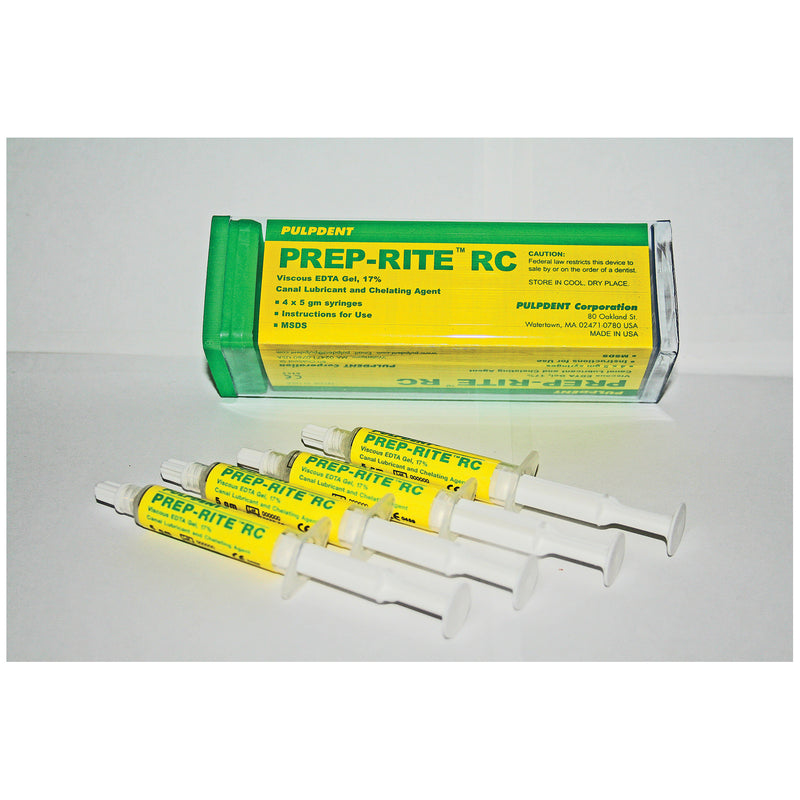 PREP-RITE KIT CONTAINS: 4 X 5GM SYRINGES, SOLD AS PACK PULPDENT 10000684