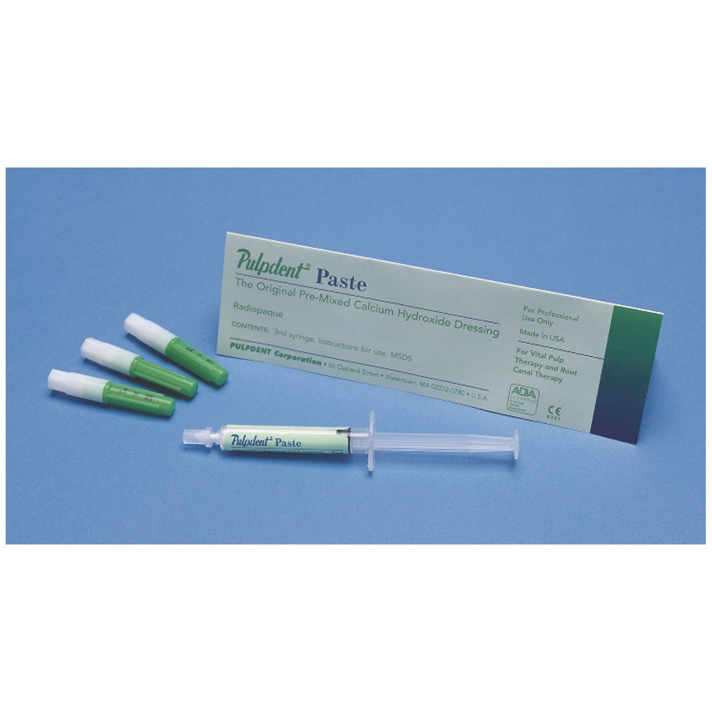 Pulpdent Paste Calcium Hydroxide Paste Calcium Hydroxide Paste Kitpulpdent 3Ml Syr/24 Needles -PSYK