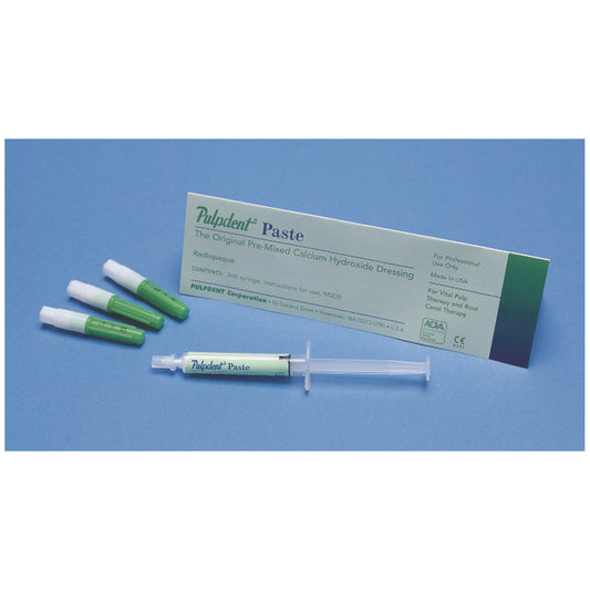 Pulpdent Paste Calcium Hydroxide Paste Calcium Hydroxide Paste Kitpulpdent 3Ml Syr/24 Needles -PSYK