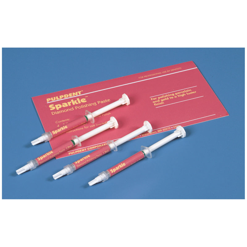 DIAMOND POLISHING PASTE KIT, 4 X 1.2ML SYRINGES, SOLD AS EACH PULPDENT 10000684