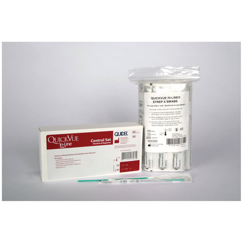 QUIDEL QUICKVUE® IN-LINE® STREP A KIT SWAB PACK QUICKVUE INLINESTREP A 75/PK  EXP_________