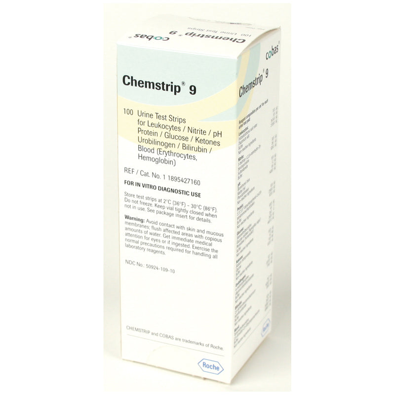 Roche Chemstrip Urinalysis Products Test Strips Chemstrips 9100/Vial -11895427160