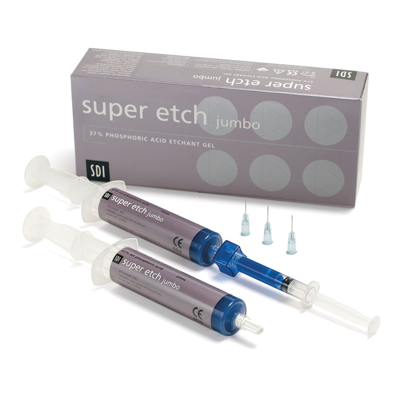 SUPER ETCH REFILL SYSTEM , CONTAINS: 2 X 25ML SUPER ETCH GEL SYRINGES, 2 EMPTY 3ML SYRINGES, 1 SYRINGE CONNECTOR, 50 DISPOSABLE TI, SOLD AS KIT SDI 10