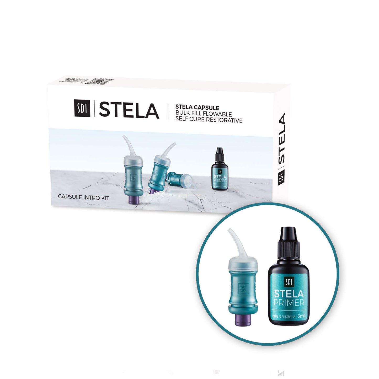 Sdi Stela Bulk-Fill Flowable Self-Cure Restorative Restorative Flowable Stelacapsule Intro Kit -8640004