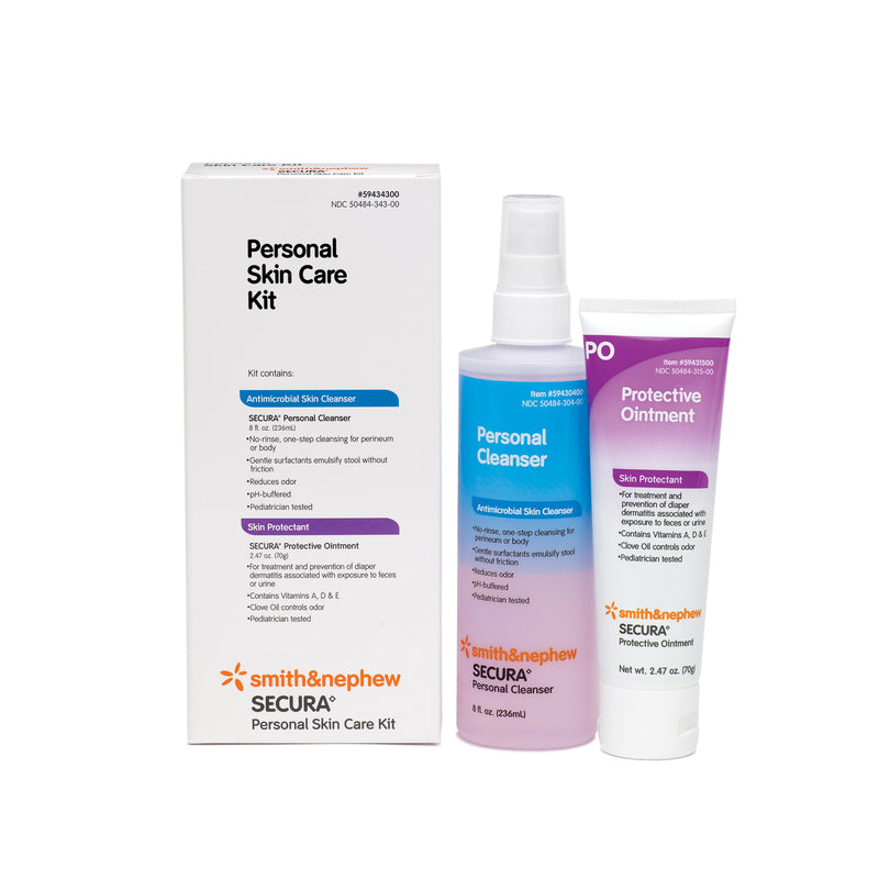 SMITH & NEPHEW SECURA™ SKIN CARE KITS SECURA PERSONAL SKIN CARE KIT59430400/59431500 24/CS