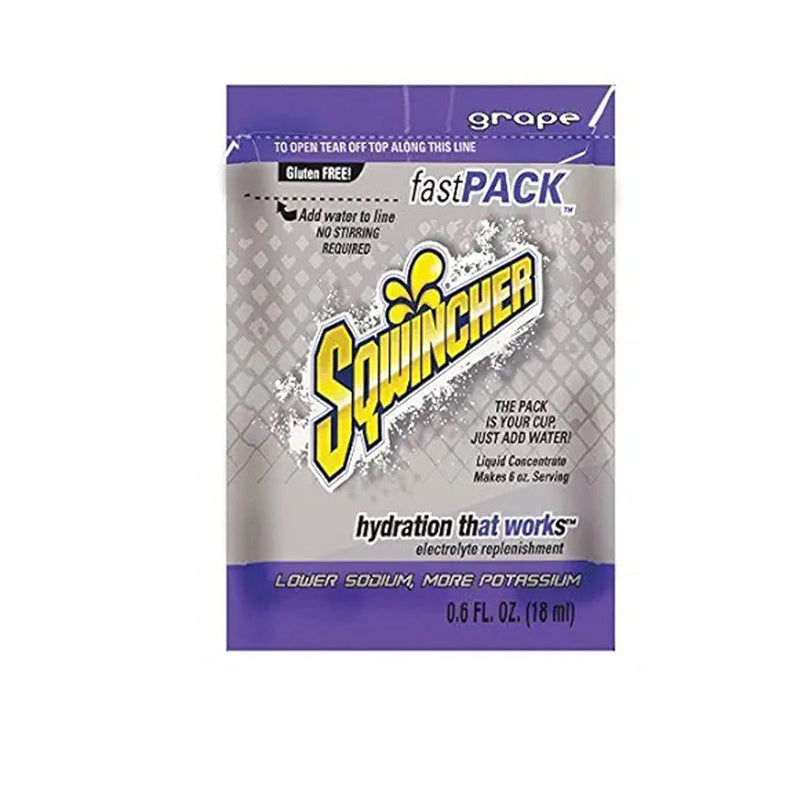 SQWINCHER® FAST PACK® LIQUID CONCENTRATE, GRAPE FLAVOR, SOLD AS 200/CASE KENT 159015302